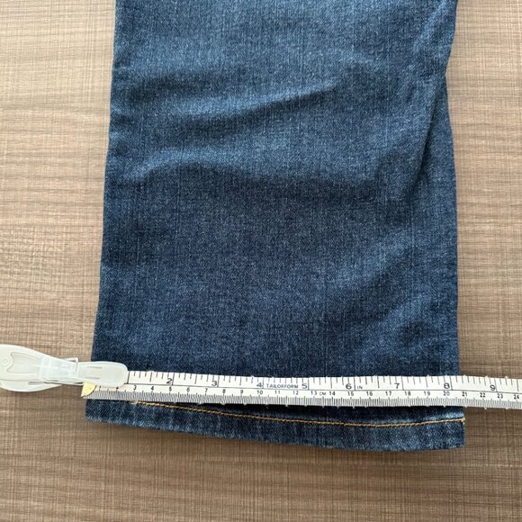 Tommy Hilfiger - Cropped Dark Wash Jeans - Size 14 - Picture 10 of 12